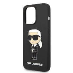 Karl Lagerfeld Karl Lagerfeld Silikonski etui NFT Ikonik MagSafe - iPhone 14 Pro (črn)