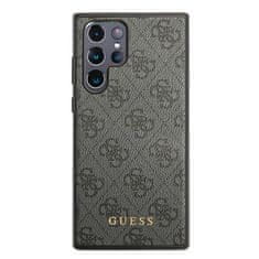 Guess Guess 4G Metal Gold Logo - Ohišje za Samsung Galaxy S22 Ultra (sivo)