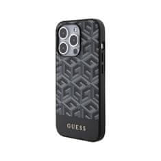 Guess Ohišje Guess GCube Stripes MagSafe - iPhone 15 Pro (črno)