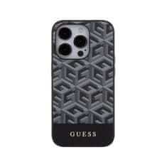 Guess Ohišje Guess GCube Stripes MagSafe - iPhone 15 Pro (črno)