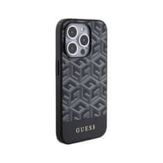 Guess Ohišje Guess GCube Stripes MagSafe - iPhone 15 Pro (črno)