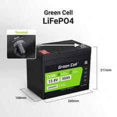 Green Cell Green Cell - LiFePO4 12V 12,8V 50Ah baterija za fotovoltaične sisteme, avtodome in plovila