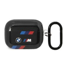 Bmw BMW Tricolor Stripes - Ovitek za AirPods Pro 2 (črn)