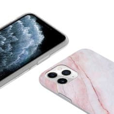 Crong Ohišje Crong Marble - Ohišje za iPhone 11 Pro (roza)