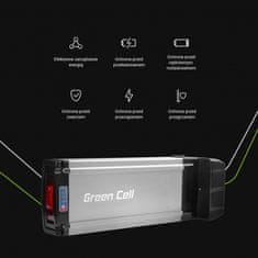 Green Cell Green Cell - Bateria do roweru elektrycznego E-Bike z ładowarką 36V 12Ah 432Wh Li-Ion RCA