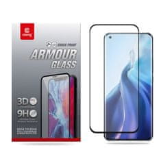 Crong Crong 3D Armour Glass - 9H Full Glue kaljeno steklo za celoten zaslon Xiaomi Mi 11 + okvir za namestitev