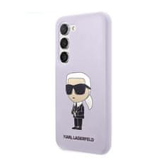 Karl Lagerfeld Karl Lagerfeld Silikonsko ohišje NFT Ikonik - Samsung Galaxy S23+ (vijolično)