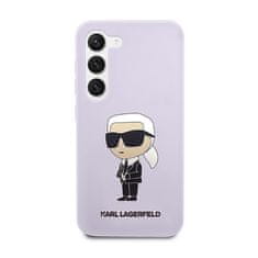 Karl Lagerfeld Karl Lagerfeld Silikonsko ohišje NFT Ikonik - Samsung Galaxy S23+ (vijolično)