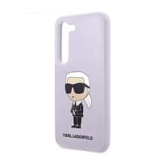 Karl Lagerfeld Karl Lagerfeld Silikonsko ohišje NFT Ikonik - Samsung Galaxy S23+ (vijolično)