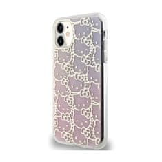 HELLO KITTY Hello Kitty IML Gradient Electrop Crowded Kitty Head - ohišje za iPhone 11 (roza)