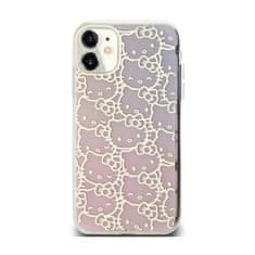 HELLO KITTY Hello Kitty IML Gradient Electrop Crowded Kitty Head - ohišje za iPhone 11 (roza)