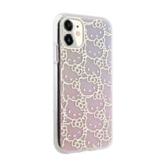 HELLO KITTY Hello Kitty IML Gradient Electrop Crowded Kitty Head - ohišje za iPhone 11 (roza)