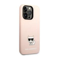 Karl Lagerfeld Karl Lagerfeld Choupette Body - Ohišje za iPhone 14 Pro Max (svetlo roza)