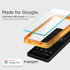 Spigen Spigen Alm Glas.TR 2-Pack - Kaljeno steklo za Google Pixel 7A (2 kosa) (prozorno)