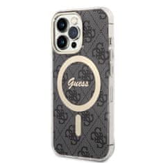 Guess Guess Bundle Pack MagSafe 4G - MagSafe etui za iPhone 13 Pro Max + komplet polnilnika (črna/zlata)