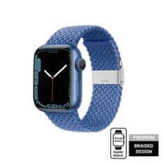 Crong Crong Wave Band - pleten trak za Apple Watch 38/40/41 mm (moder)