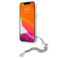 Guess Guess Peony Chain Handle - Ohišje za iPhone 13 mini (srebrno)