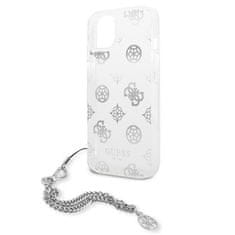 Guess Guess Peony Chain Handle - Ohišje za iPhone 13 mini (srebrno)