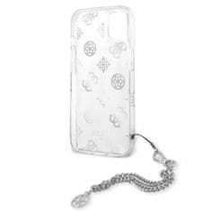 Guess Guess Peony Chain Handle - Ohišje za iPhone 13 mini (srebrno)