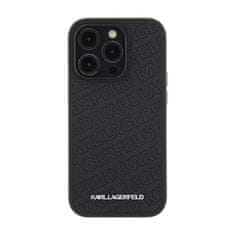 Karl Lagerfeld Karl Lagerfeld Quilted K Pattern - Ohišje za iPhone 15 Pro (črno)