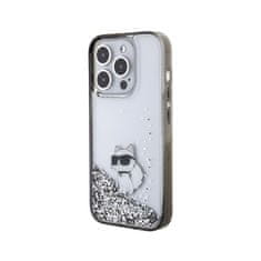 Karl Lagerfeld Karl Lagerfeld Liquid Glitter Choupette - Etui iPhone 15 Pro Max (przezroczysty)