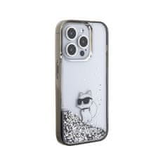 Karl Lagerfeld Karl Lagerfeld Liquid Glitter Choupette - Etui iPhone 15 Pro Max (przezroczysty)