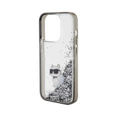 Karl Lagerfeld Karl Lagerfeld Liquid Glitter Choupette - Etui iPhone 15 Pro Max (przezroczysty)