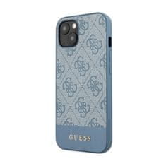 Guess Guess 4G Bottom Stripe Metal Logo Collection - Ohišje za iPhone 15 (modro)