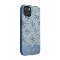 Guess Guess 4G Bottom Stripe Metal Logo Collection - Ohišje za iPhone 15 (modro)