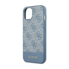 Guess Guess 4G Bottom Stripe Metal Logo Collection - Ohišje za iPhone 15 (modro)