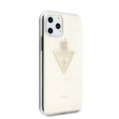 Guess Ohišje Guess Solid Glitter Triangle - Ohišje za iPhone 11 Pro (zlato)