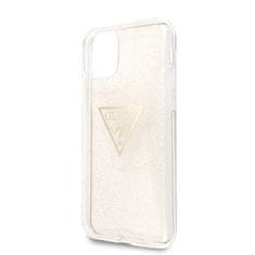 Guess Ohišje Guess Solid Glitter Triangle - Ohišje za iPhone 11 Pro (zlato)