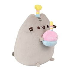 Pusheen Pusheen - Plišasta maskota z rojstnodnevno kapo in torto 24 cm