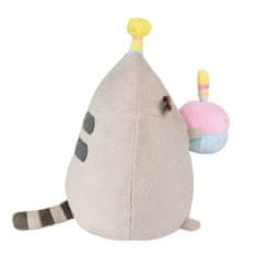 Pusheen Pusheen - Plišasta maskota z rojstnodnevno kapo in torto 24 cm