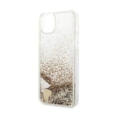 Guess Guess Liquid Glitter Charms - Ohišje za iPhone 14 (zlato)