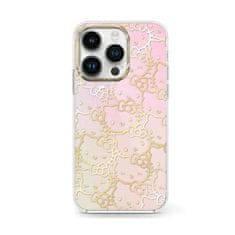 HELLO KITTY Hello Kitty IML Gradient Electrop Crowded Kitty Head - ohišje za iPhone 15 (roza)