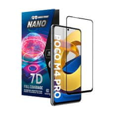 Crong Crong 7D Nano prilagodljivo steklo - Nerazbitno hibridno steklo 9H za celoten zaslon telefona Xiaomi POCO M4 Pro 5G