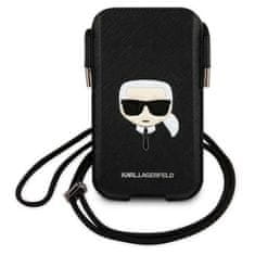 Karl Lagerfeld Karl Lagerfeld Saffiano Iconic Karl`s Head Pouch - torbica za telefon S/M