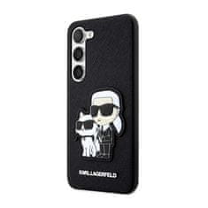 Karl Lagerfeld Karl Lagerfeld NFT Saffiano Karl &amp; Choupette - Ohišje za Samsung Galaxy S23+ (črno)