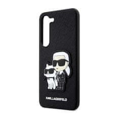 Karl Lagerfeld Karl Lagerfeld NFT Saffiano Karl &amp; Choupette - Ohišje za Samsung Galaxy S23+ (črno)