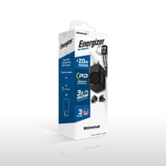 Energizer Energizer Ultimate - Multiplug EU / UK / US GaN USB-C 20W PD omrežni polnilec (črn)