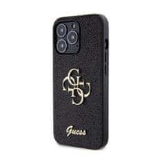 Guess Ohišje Guess Glitter Script Big 4G - iPhone 13 Pro (črno)