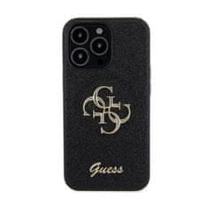 Guess Ohišje Guess Glitter Script Big 4G - iPhone 13 Pro (črno)