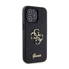 Guess Ohišje Guess Glitter Script Big 4G - iPhone 13 Pro (črno)