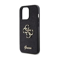 Guess Ohišje Guess Glitter Script Big 4G - iPhone 13 Pro (črno)