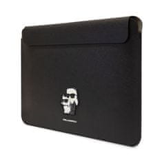 NEW Karl Lagerfeld NFT Saffiano Karl &amp; Choupette Sleeve - 14" etui za prenosni računalnik (črno)