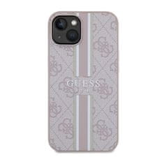 Guess Guess 4G Printed Stripes MagSafe - ohišje za iPhone 14 Plus (roza)