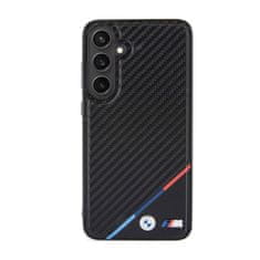 Bmw BMW Carbon Tricolor Line MagSafe - Ohišje za Samsung Galaxy S24 (črno)