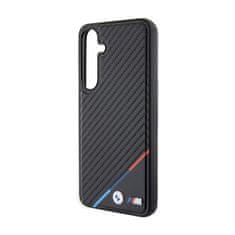 Bmw BMW Carbon Tricolor Line MagSafe - Ohišje za Samsung Galaxy S24 (črno)