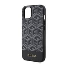 Guess Ohišje Guess GCube Stripes MagSafe za iPhone 14 Plus (črno)